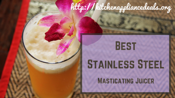 Best Stainless Steel Masticating Juicer