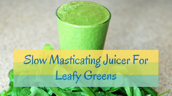 Slow Masticating Juicer For Leafy Greens