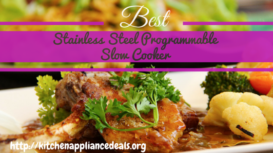 Stainless Steel Programmable Slow Cooker