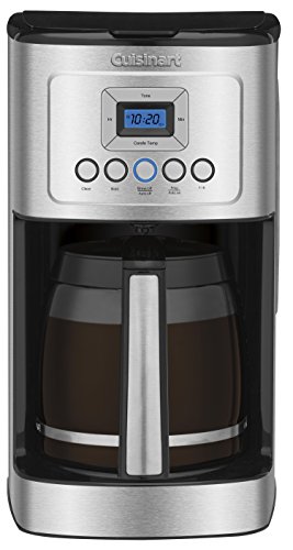 stainless steel programmable coffee maker